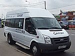 Бесплатный автобус Genser в пункт аренды автомобилей АрендаАвто-лнн на Новорязанском шоссе